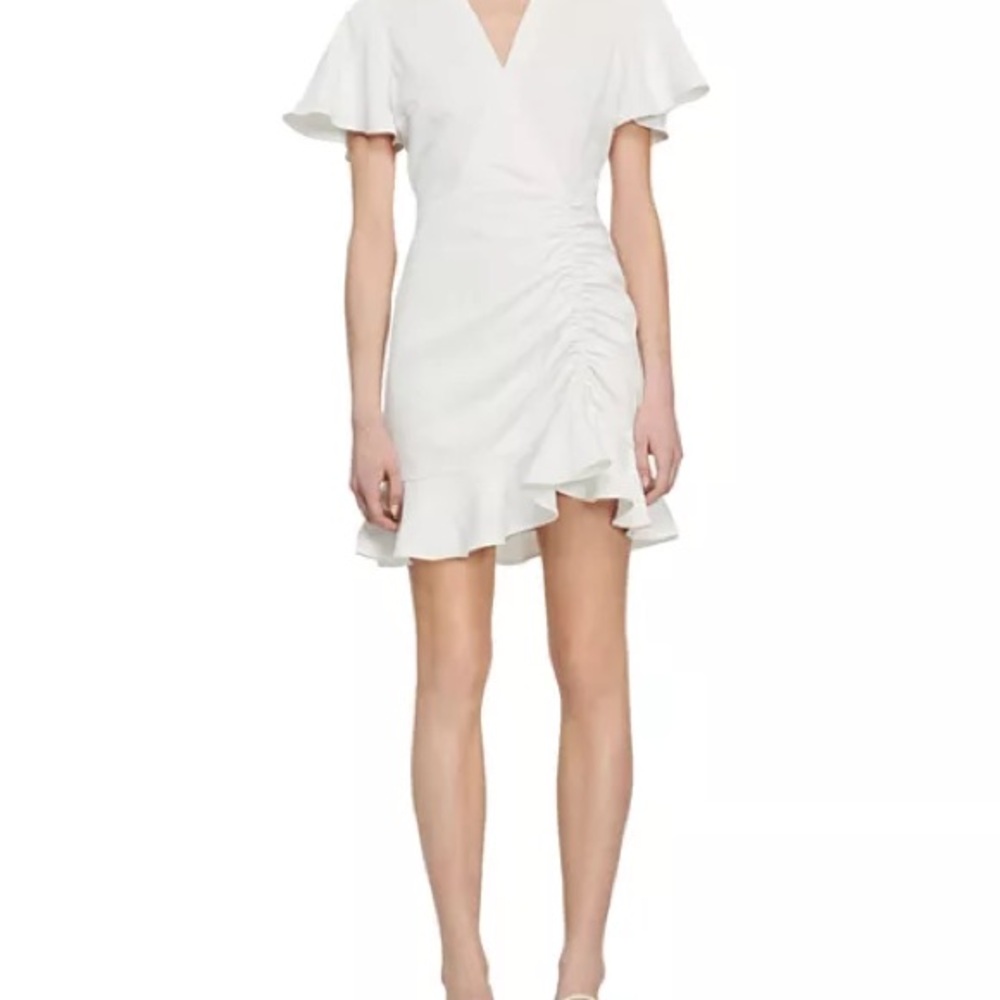 Sandro Elegant White Blouse - Picture 2 of 15